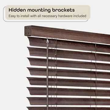 Cordless Room Darkening Venetian Blinds - Achim Home Decor