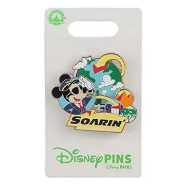 Disney Pin - Epcot - Soarin' Around the World - Pilot Mickey Mouse