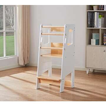 Gosling creative Toddler Standing Tower | Safe Montessori Step Stool for Toddlers, Perfect Tower for...