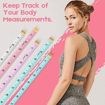 iBayam 2 Pack Soft Measuring Tape for Crafts and Sewing