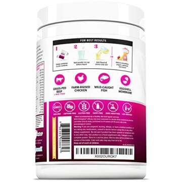 Hydrolyzed Collagen Powder for Weight Loss - Collagen Burn Ultimate Beauty Complex Multi Collagen Pe...