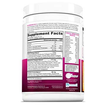 Hydrolyzed Collagen Powder for Weight Loss - Collagen Burn Ultimate Beauty Complex Multi Collagen Peptides Powder for Women with Types I II III V and X for Fat Burning Support - Unflavored