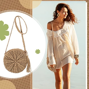 Hicarer Boho Purse and Earrings Set for Perfect Summer