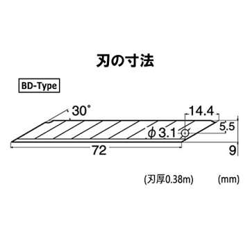 High-Quality 9mm Snap-Off Precision Blades by NT Cutter