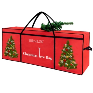HikooLSS Heavy Duty Christmas Tree Storage Bag for 12 Ft Trees