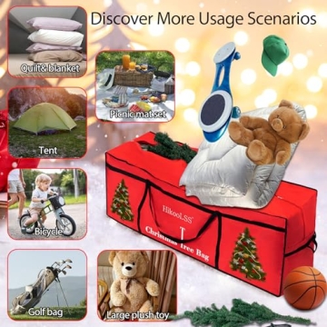 HikooLSS Christmas Tree Storage Bag for 12 ft Trees