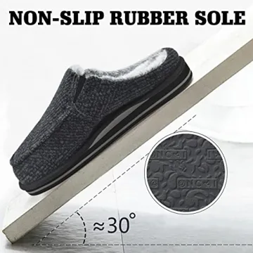 ONCAI Mens Clog Slippers - Comfort and Support for Feet