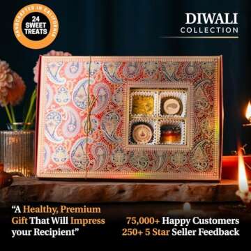 Diwali Collection Gourmet Gift Box with Assorted Sweets