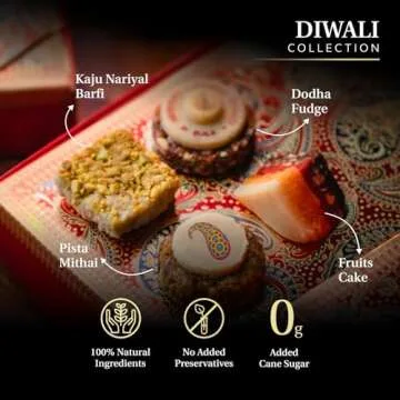 Diwali Collection Gourmet Gift Box with Assorted Sweets