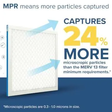 Filtrete 14x30x1 AC Furnace Air Filter, MERV 13, MPR 1900, Premium Allergen, Bacteria & Virus Filter, 3-Month Pleated 1-Inch Electrostatic Air Cleaning Filter, 2-Pack (Actual Size 13.81x29.81x0.78 in)
