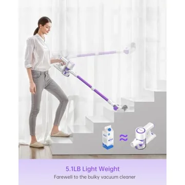 FABULETTA Cordless Vacuum Cleaner - 400W Powerful & Versatile