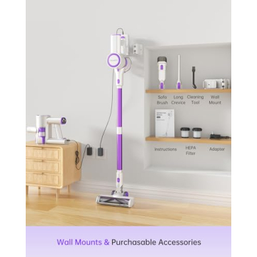 FABULETTA Cordless Vacuum Cleaner - 400W Powerful & Versatile