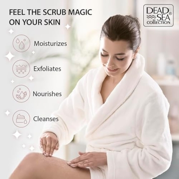 Dead Sea Salt Body Scrub with Oils & Minerals 23.28 OZ