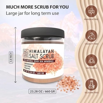Dead Sea Salt Body Scrub with Oils & Minerals 23.28 OZ