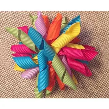 YYCRAFT 3/8" Premium Grosgrain Korker Ribbon for Hair Bows, Hairbow Clips, Ribbon Shirt(120 Mix)