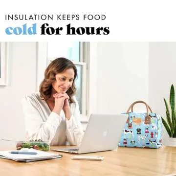 Chic Insulated Lunch Bag for Women - Stylish & Functional