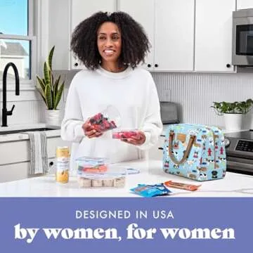 Chic Insulated Lunch Bag for Women - Stylish & Functional