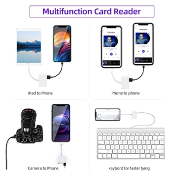 RayCue 3-in-1 USB C SD Card Reader for iPhone and iPad