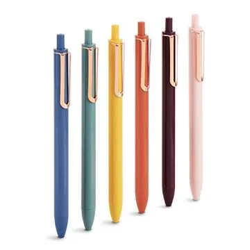 Poppin Limited Edition Desert Themed Fine Tip Gel Luxe Retractable Pens 12 Pack