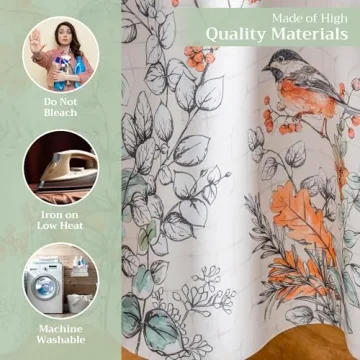 Maison d'Hermine Round Cotton Tablecloth for Festive Dining