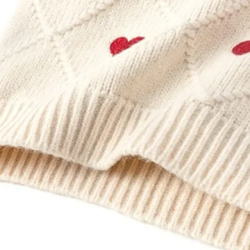 Curipeer Baby Girls Stylish Knitted Pullover Sweater