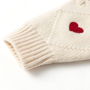 Curipeer Baby Girls Stylish Knitted Pullover Sweater