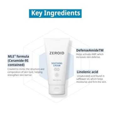 ZEROID Soothing Cream – Korean Dermocosmetic Hydration