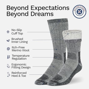 Merino Wool Winter Socks - Warm & Cozy for All