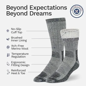 Merino Wool Winter Socks - Warm & Cozy for All