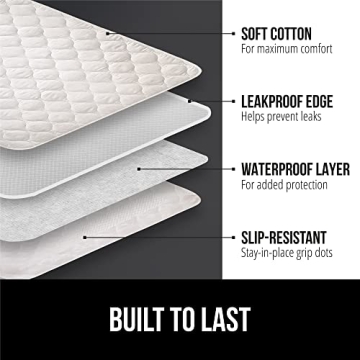 Gorilla Grip Waterproof Mattress Protection Pad 52x34