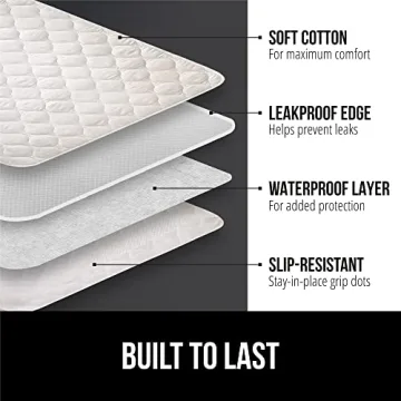 Gorilla Grip Waterproof Mattress Protection Pad 52x34