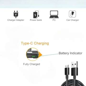 Book Light Reading Lights for Books in Bed with 3 Colors and 9 Brightness, LED Book Reading Light with Clip for Kids, USB Reading Light for Bed, Sofa, Music Stand, Office, Travel (Black Basic)