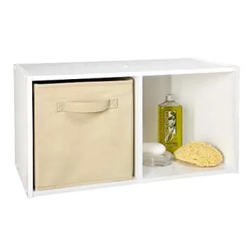 ClosetMaid Cubeicals 2 Cube Organizer with Easy Assembly