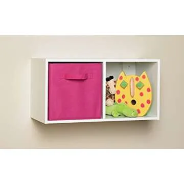 ClosetMaid Cubeicals 2 Cube Organizer with Easy Assembly