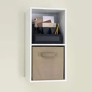 ClosetMaid Cubeicals 2 Cube Organizer with Easy Assembly