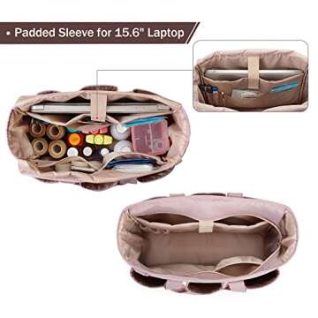 Fasrom Nurse Tote Bag for Work Nurses, Clinical Bag for Nursing Students and Home Health Care Staff,...