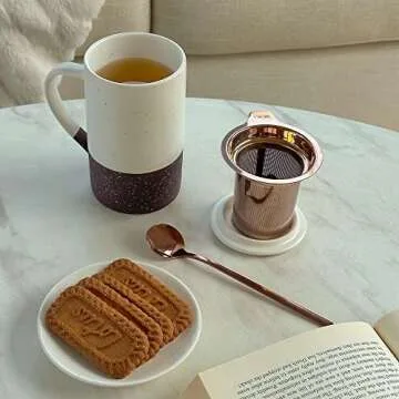 Mora Ceramics Tea Cup - 12 oz Stylish and Safe Mug