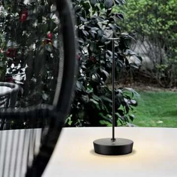 YHT Cordless Rechargeable Table Lamp Waterproof LED Light