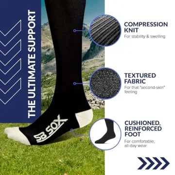 SB SOX Compression Socks for Better Blood Flow and Comfort