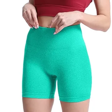 Aoxjox Women's High Waist Seamless Workout Shorts
