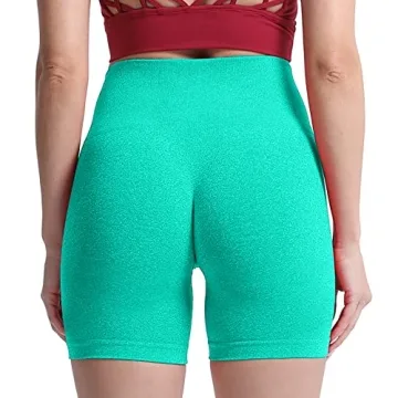 Aoxjox Women's High Waist Seamless Workout Shorts