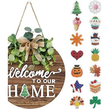 Farmhouse Interchangeable Decorations for Holidays