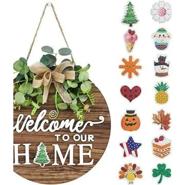 Farmhouse Interchangeable Decorations for Holidays