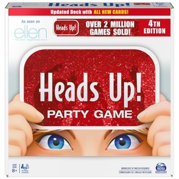 Spin Master Games Head's Up! Party Game - 4th Edition, Family Fun for All Ages