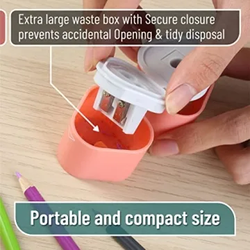 Mr. Pen 3-in-1 Pencil Sharpener for All Sizes