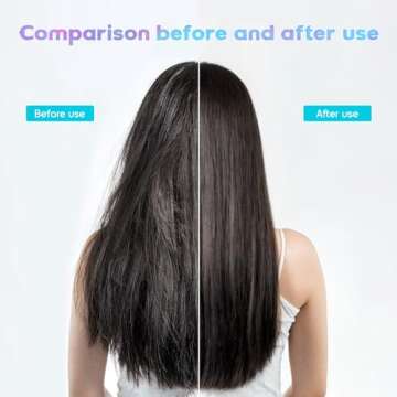 Curved Vented Brush for Wet & Dry Hair, Detangling Brush for Blow Drying, 2 Pack (Light Blue + Rainbow)