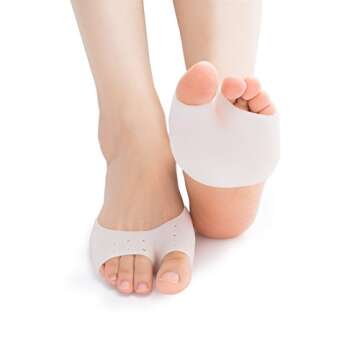 Ball of Foot Cushions and Metatarsal Pads PedPal, Bunion Relief, Prevent Calluses and Blisters, Comfy Walk in Tight Shoes, Forefoot Cushion, Ball of Foot Pads and PedPal for Men and Women