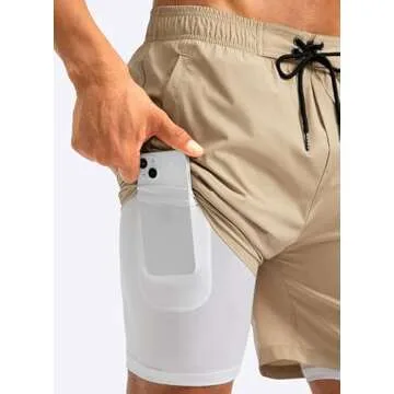 G Gradual Mens Swim Trunks with Compression Liner