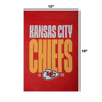 FOCO Kansas City Chiefs NFL Garden Flag for Fans