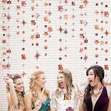 Rose Gold Garland Kit for Celebrations and Parties